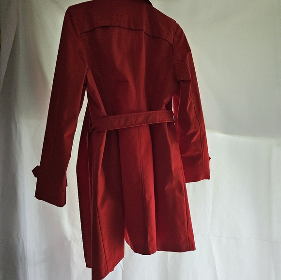 FARVALUE Women's Double Breasted Trench Coat Water Resistant Windbreaker Classic - Picture 3 of 3